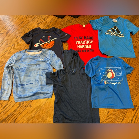 Under Armour Other - Lot of size 5 performance wear shirts, Adidas, Under Armour